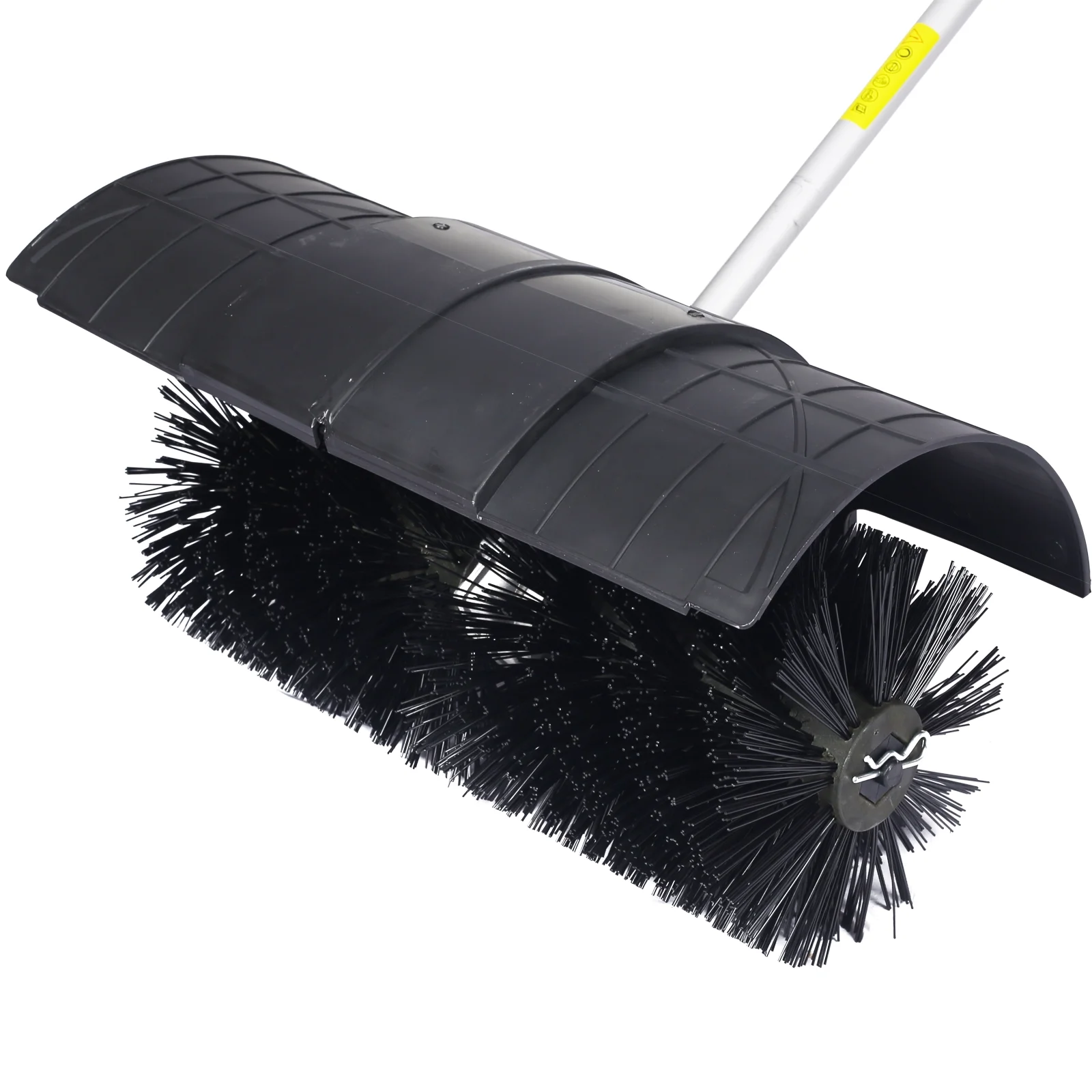 Power Snow Sweeper Brush Machine, 52cc Gasoline Walk-Behind Power Broom for Artificial Lawn Dirt Debris, 24" X 9" Brush, EPA Approved - Image 16