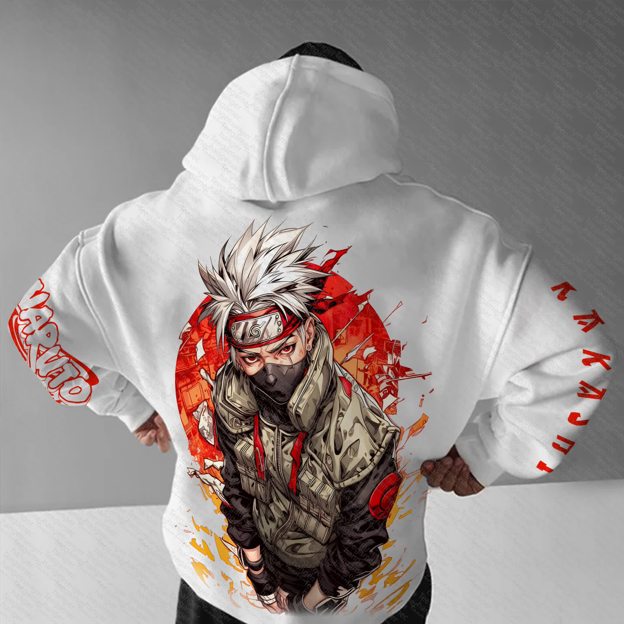 Unisex  Anime Graphic Streetwear Vintage Hoodie
