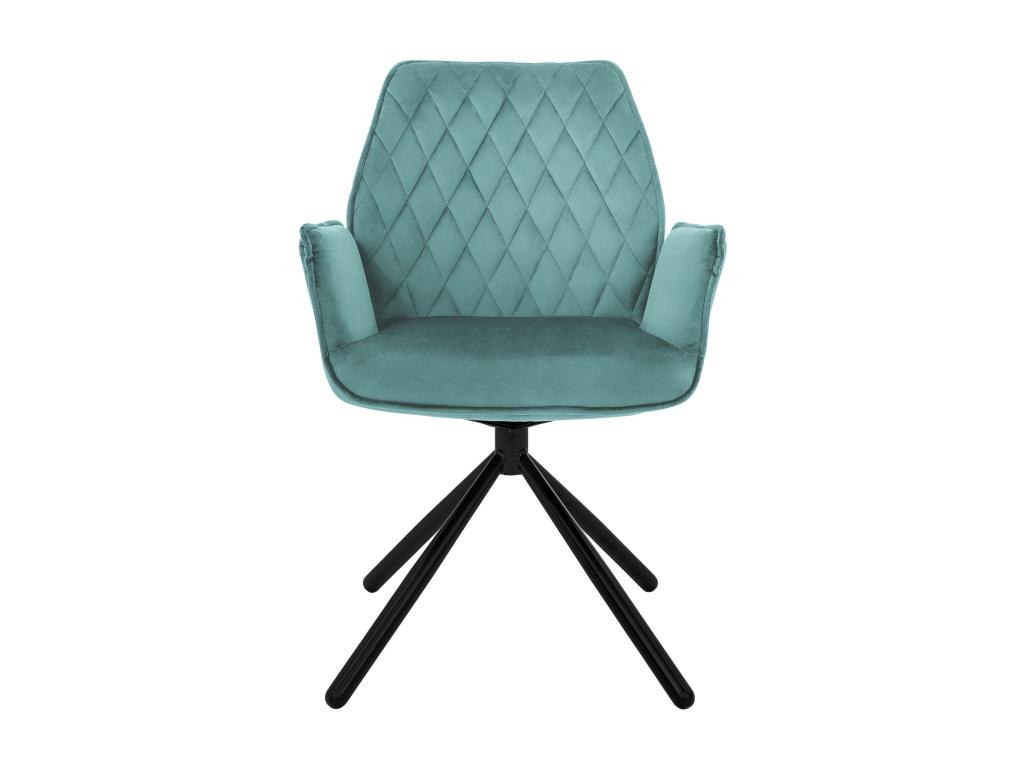 Silla de comedor Silla giratoria 180 grados Silla de salón Sillón de terciopelo