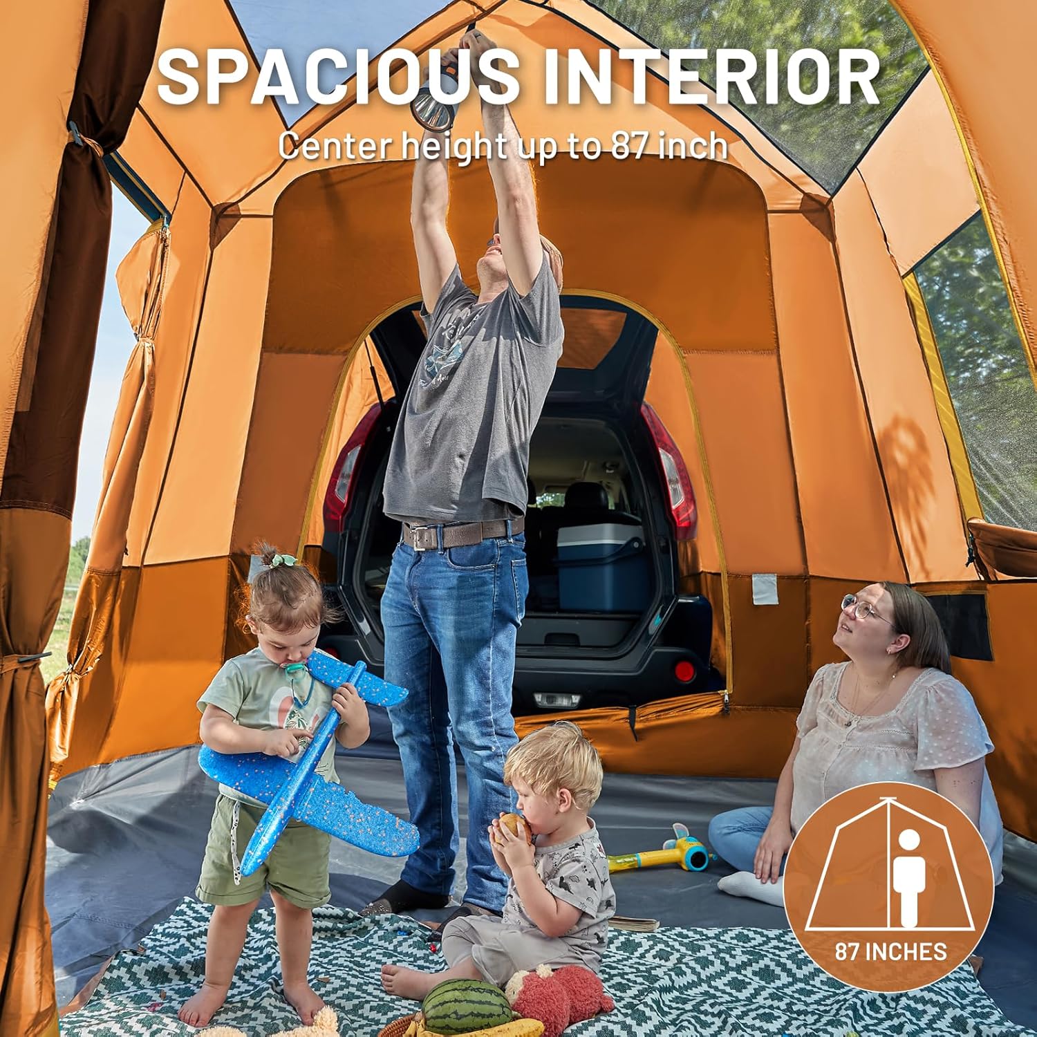 TIMBER RIDGE SUV Tent, 5-9 Person, 13' W x 10' L x 7.1' H - Image 17 TIMBER RIDGE SUV Tent, 5-9 Person, 13' W x 10' L x 7.1' H - Image 17