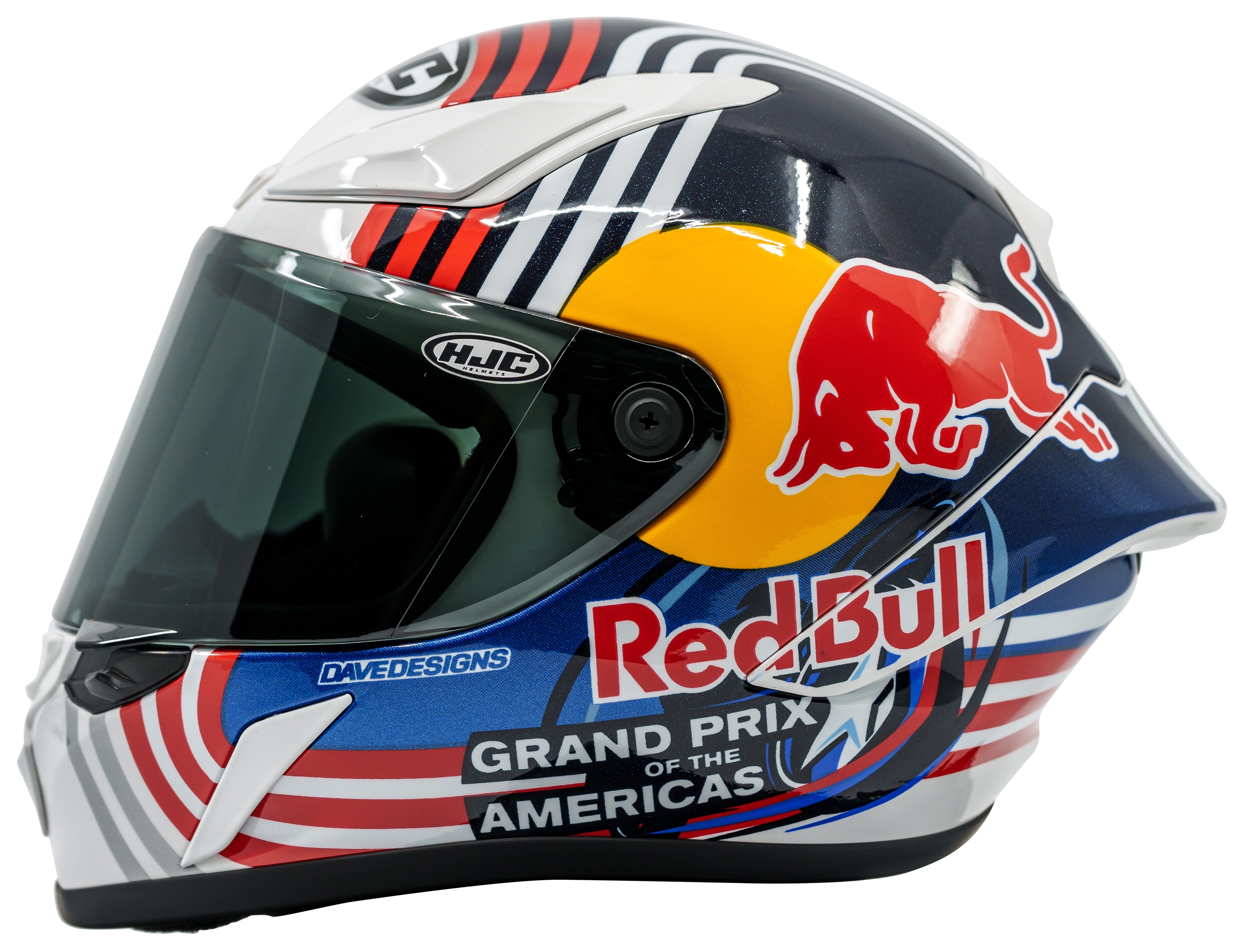 SportsBikeShop HJC Miniature RPHA 1N Limited Edition Red Bull Replica Helmet
