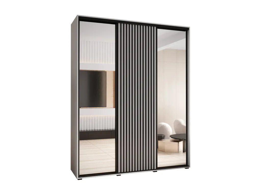 ARMARIO Lluesmahome 2 DE PUERTAS CORREDERAS 235.2/200/45 3 puertas (blanco/blanco) 25086KZRF