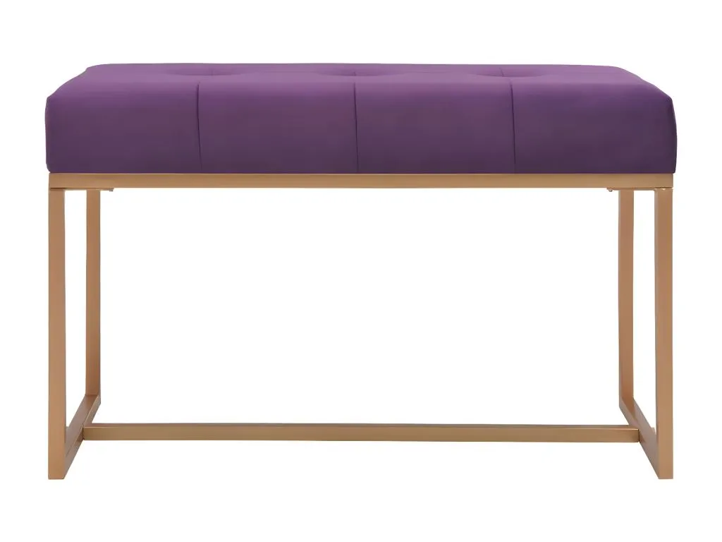 Banco terciopelo morado 80 cm dsb3186241
