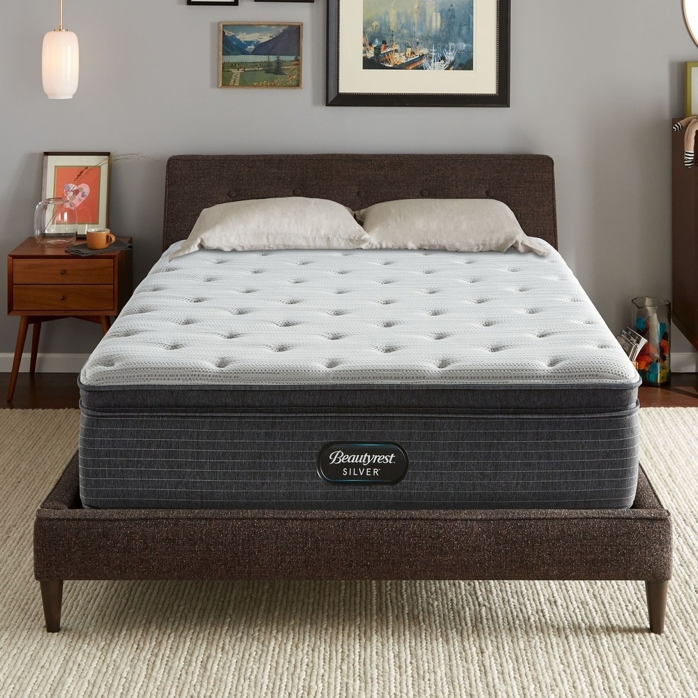 WAYFAIR Beautyrest Silver BRS900 15-Inch Plush Pillow Top Mattress