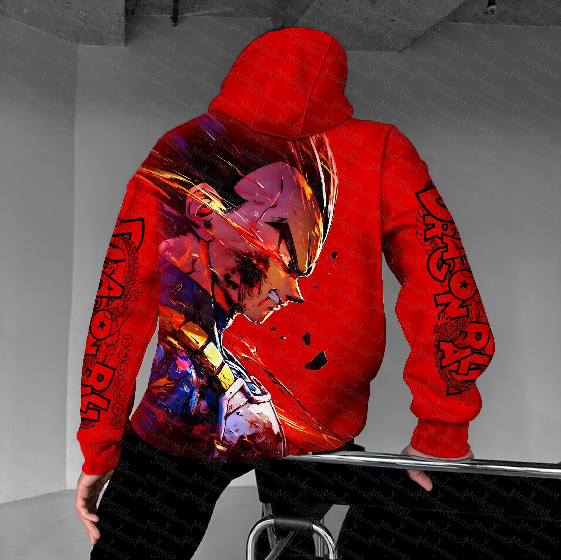 Unisex “DRAGON BALL” Anime Graphic Streetwear Vintage Hoodie