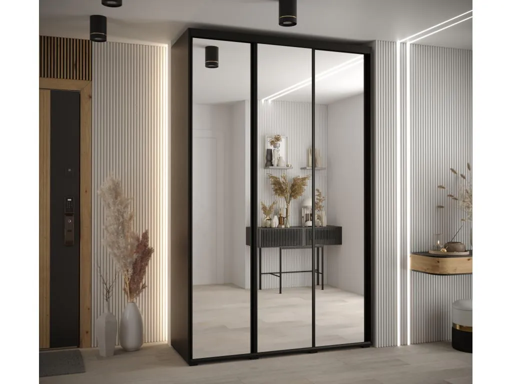 ARMARIO Habitarluz 2 DE PUERTAS CORREDERAS 235.2/180/60 3 puertas (Negro/Negro/Negro) UHPL81060