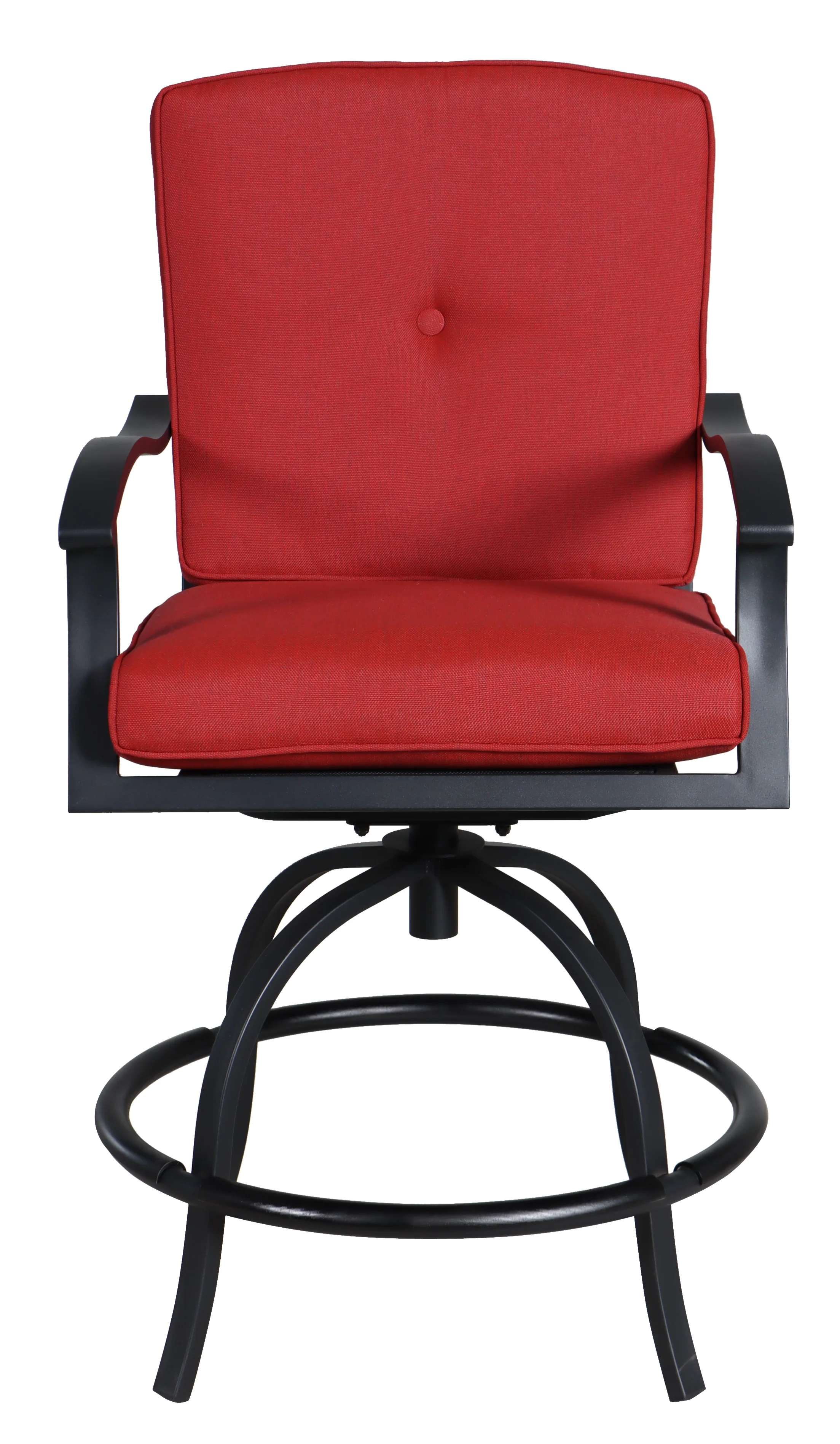 Mainstays Belden Park 3-Piece High Bistro Set - Red - Image 2
