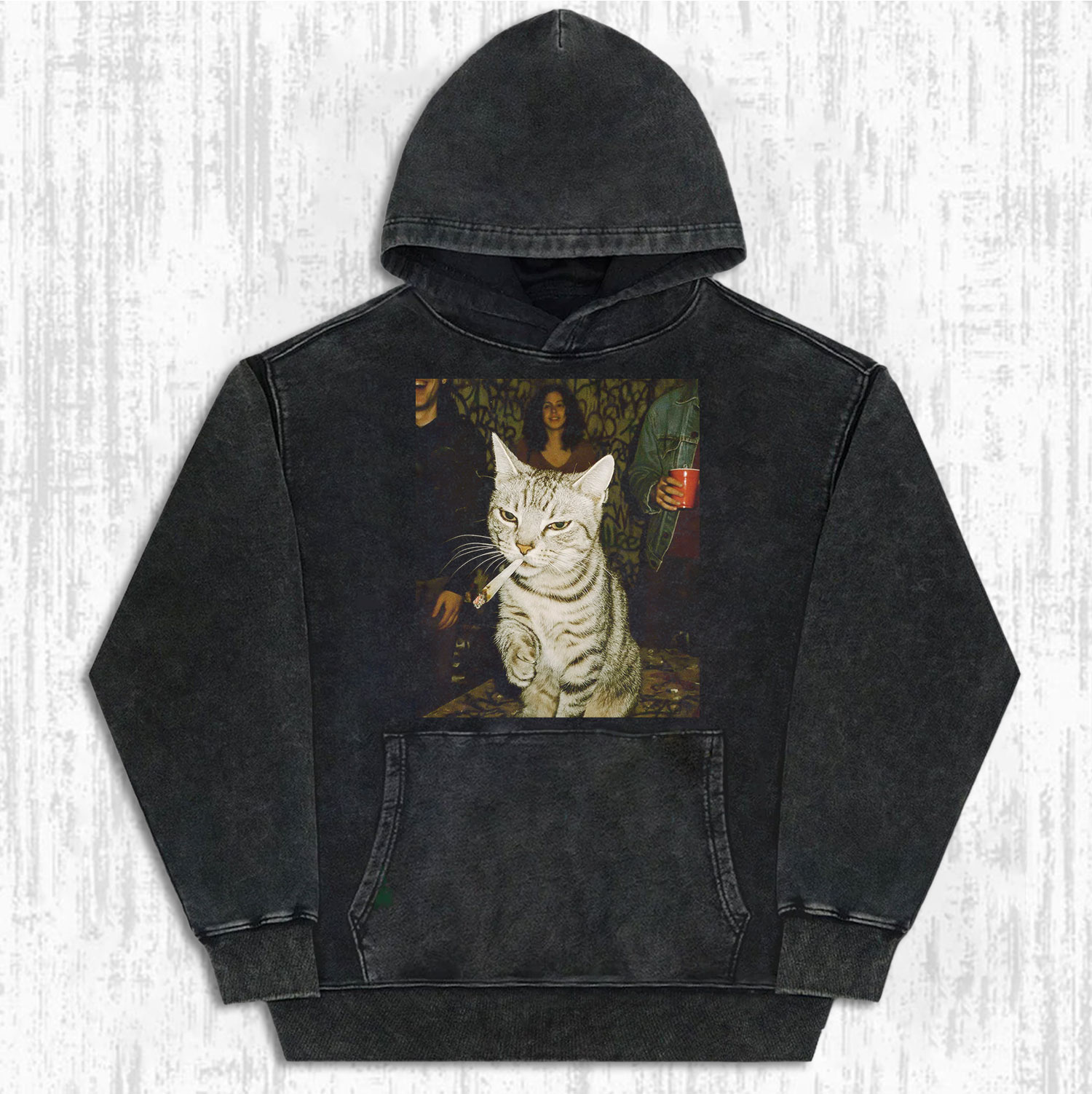 COOL CAT SMOKING T-SHIRT