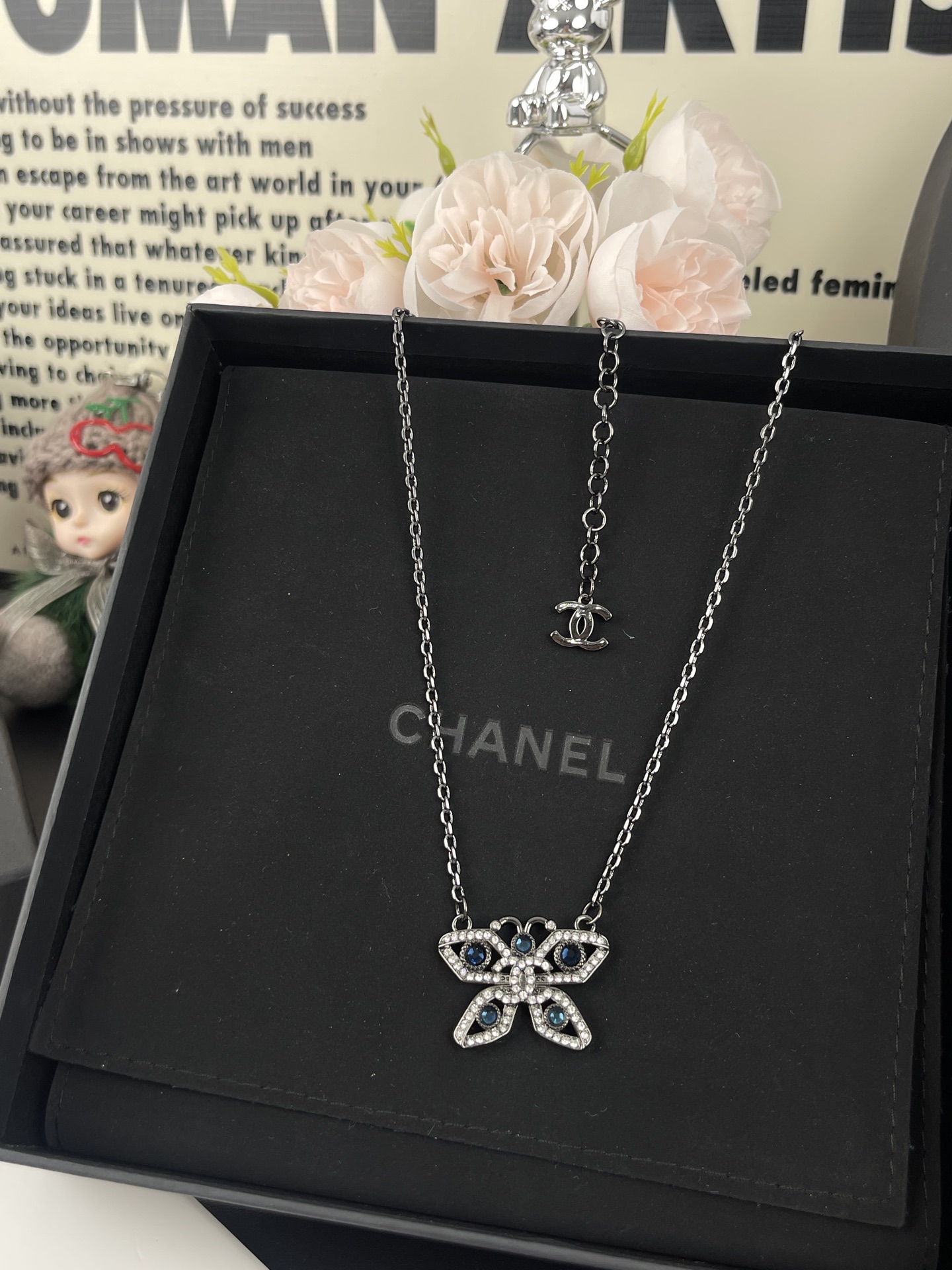 Chanel Hollow Butterfly Necklace - Original Replica Club