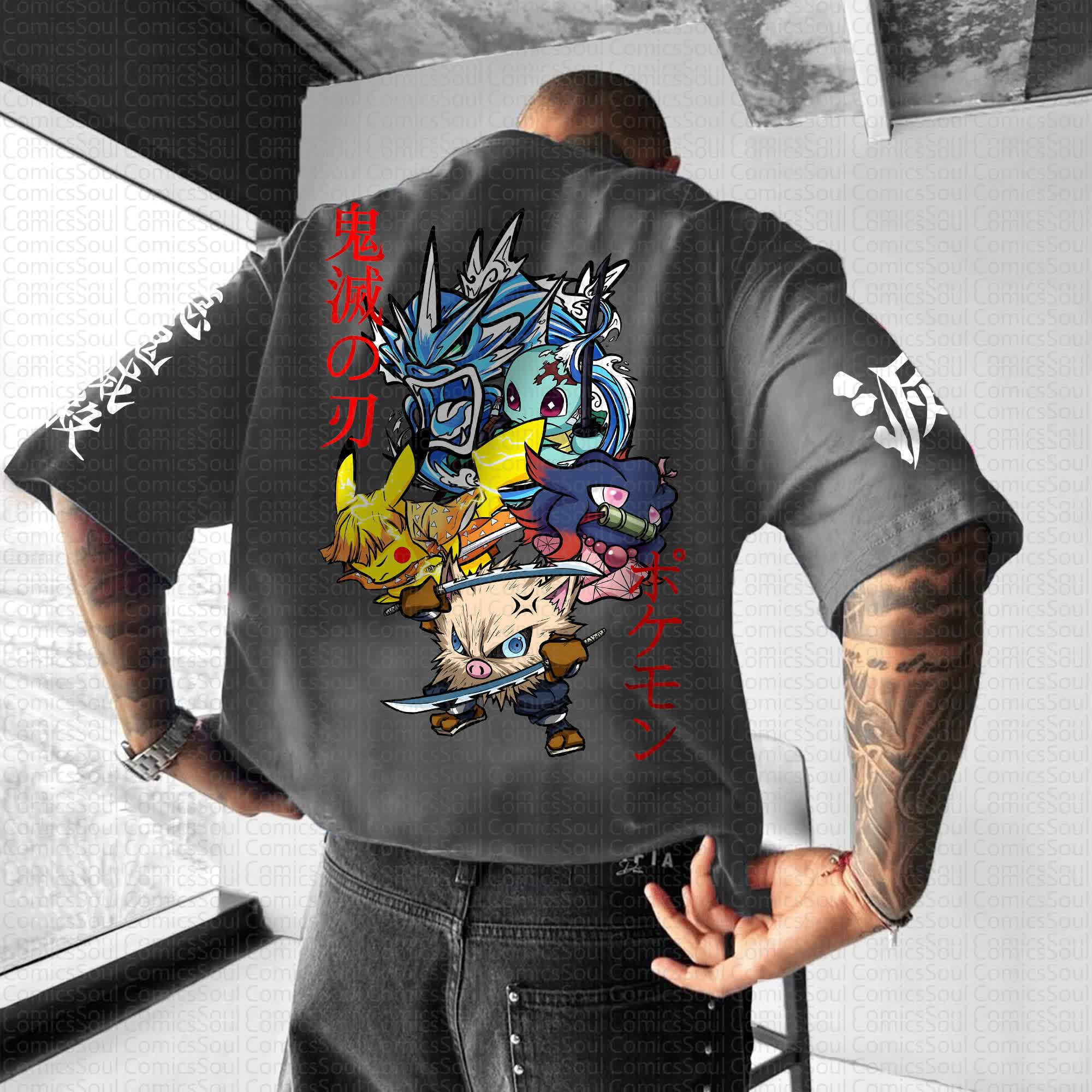 Unisex Anime Inspired Vintage T-Shirt丨Comicssoul X Comicssoul