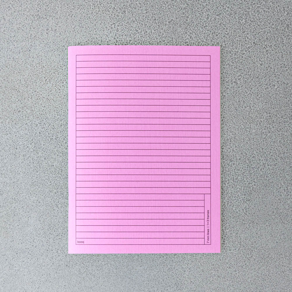 Carnet Booq - Jaune & Violet
