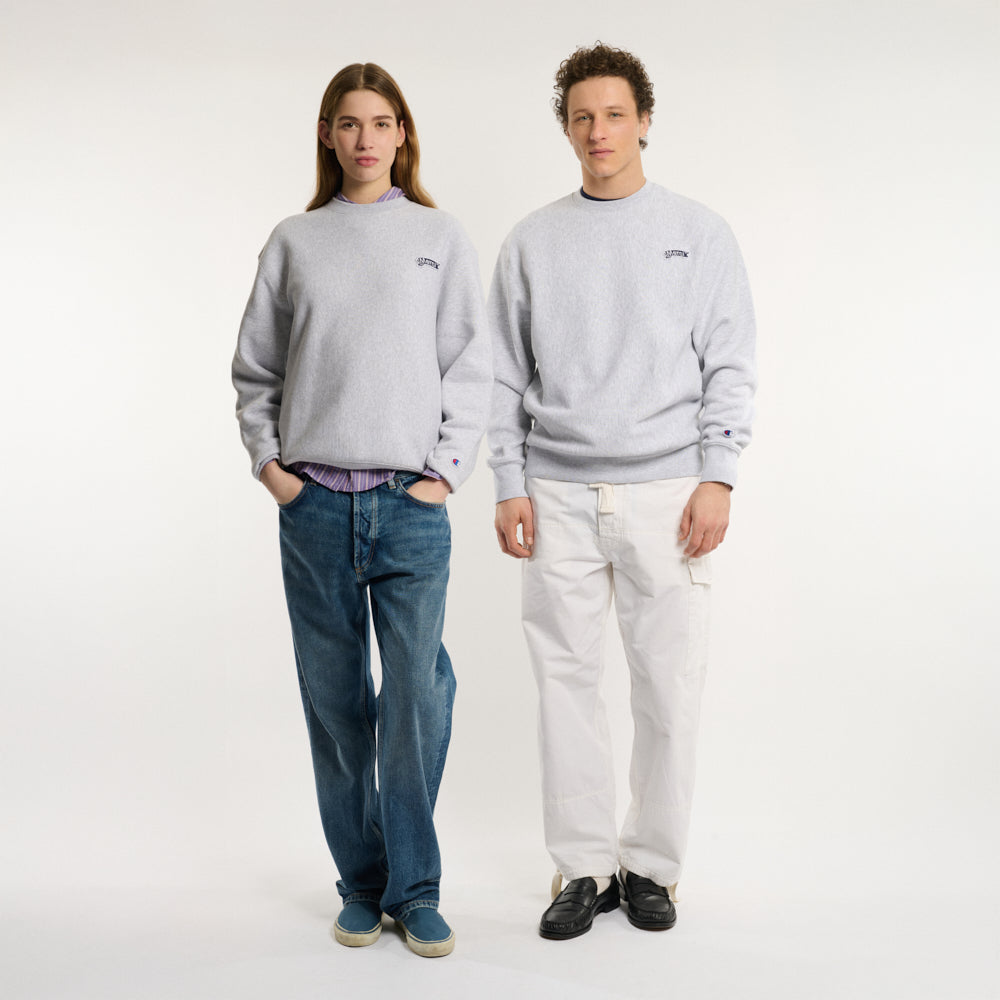 Merci x Champion - Crewneck Merci Patch - Gris