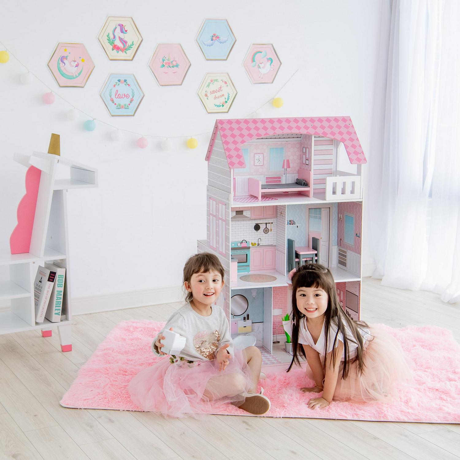 Teamson Kids Wonderland Ariel 2-in-1 Dollhouse/Play Kitchen Set - Image 7