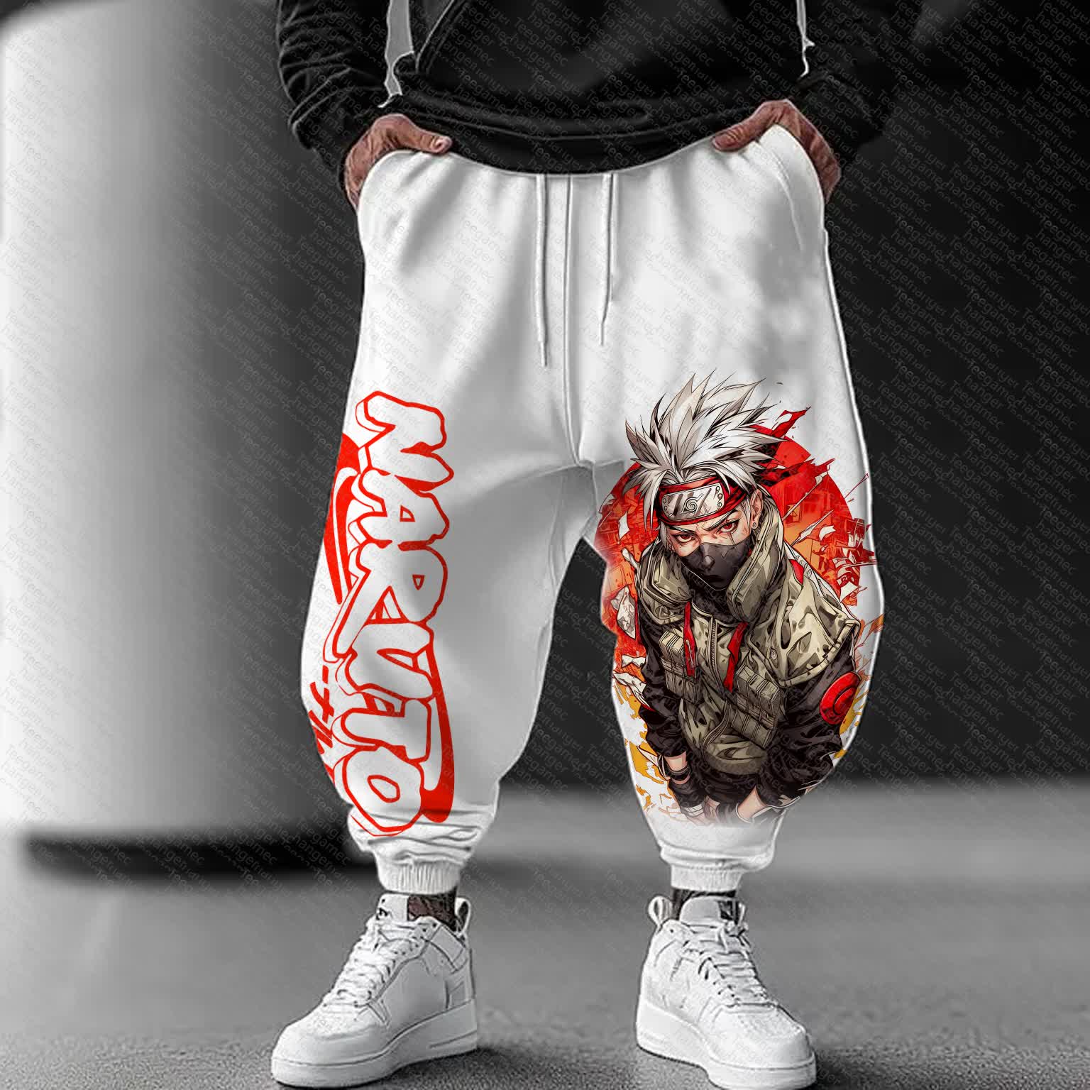 Unisex   Casual Anime Streetwear Pants