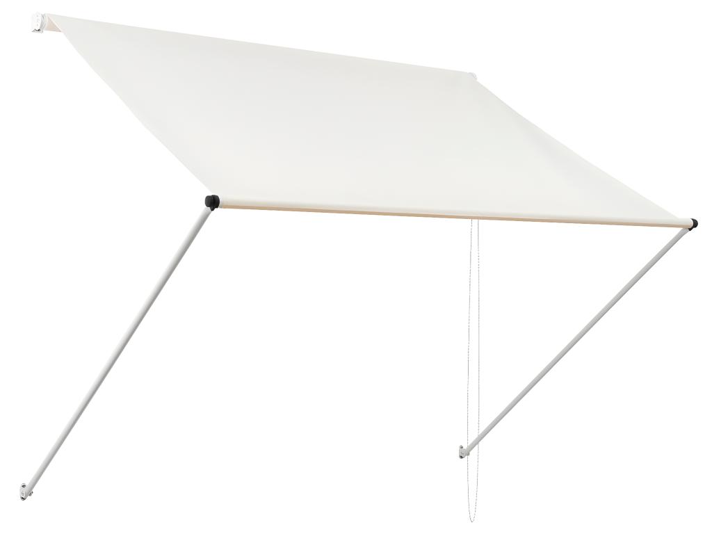 Toldo ventana parasol balcón jardín beige 4,0 x 1,2 m Mubdelu