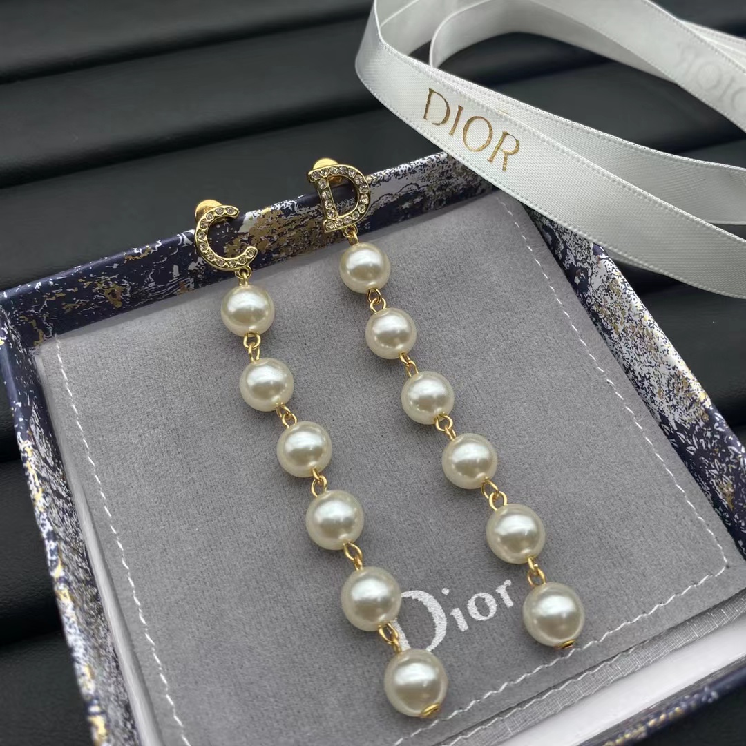 Dior Pearl Tassel Earring - Original Replica Club
