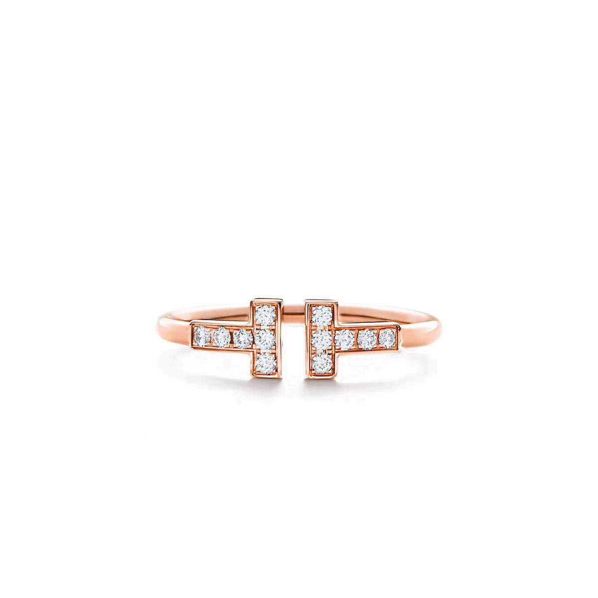 Tiffany Doube T Rings - Original Replica Club