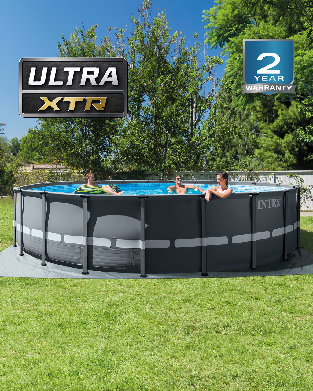 WAYFAIR Ultra XTR? Frame Above Ground Pool W/ Sand Filter Pump - 20' X 48