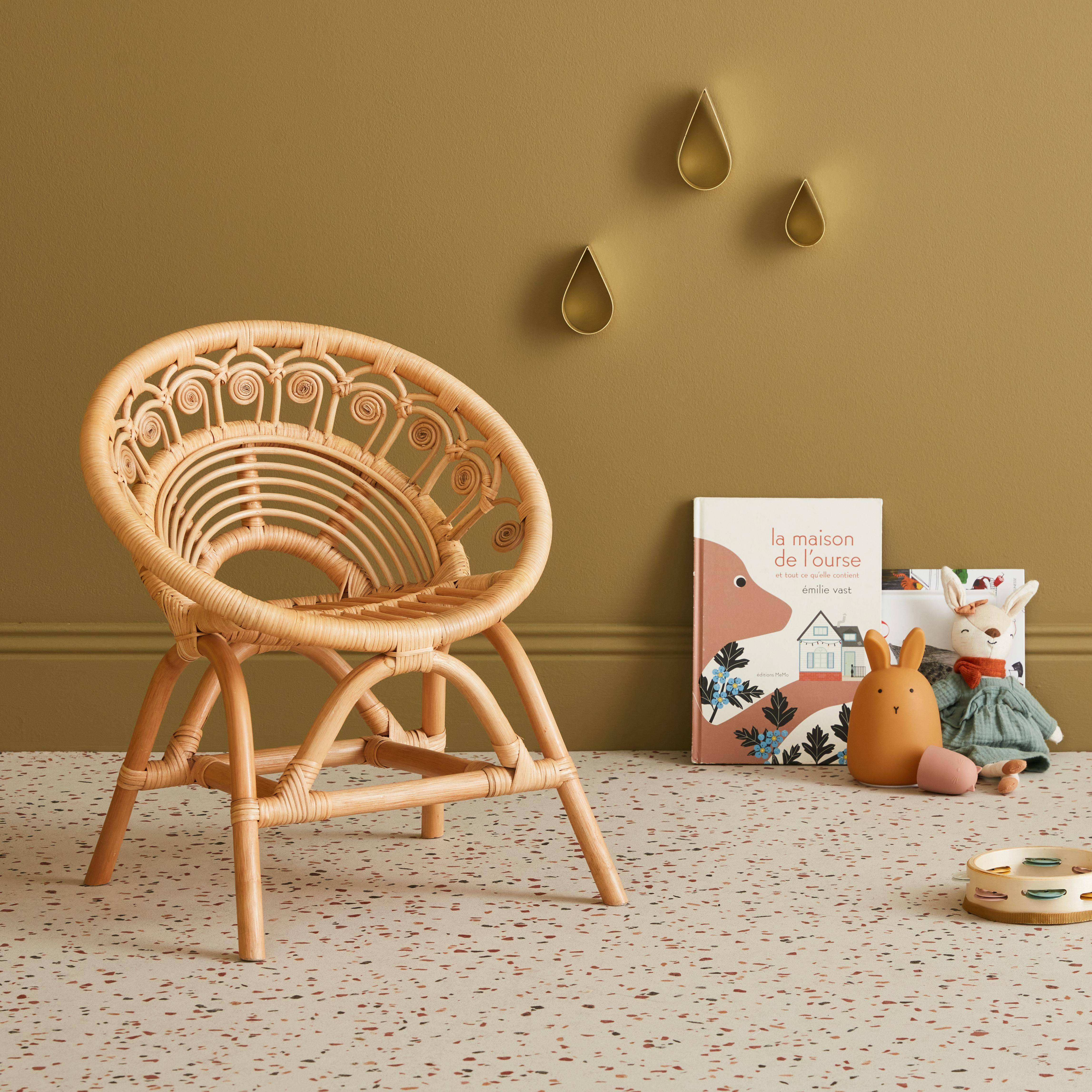 Alice - Silla infantil de ratán