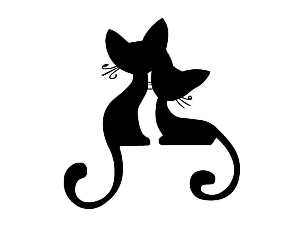 Decoración de Metal Gato 142, Negro, 46x0,15x50 cm, Hogarlujo