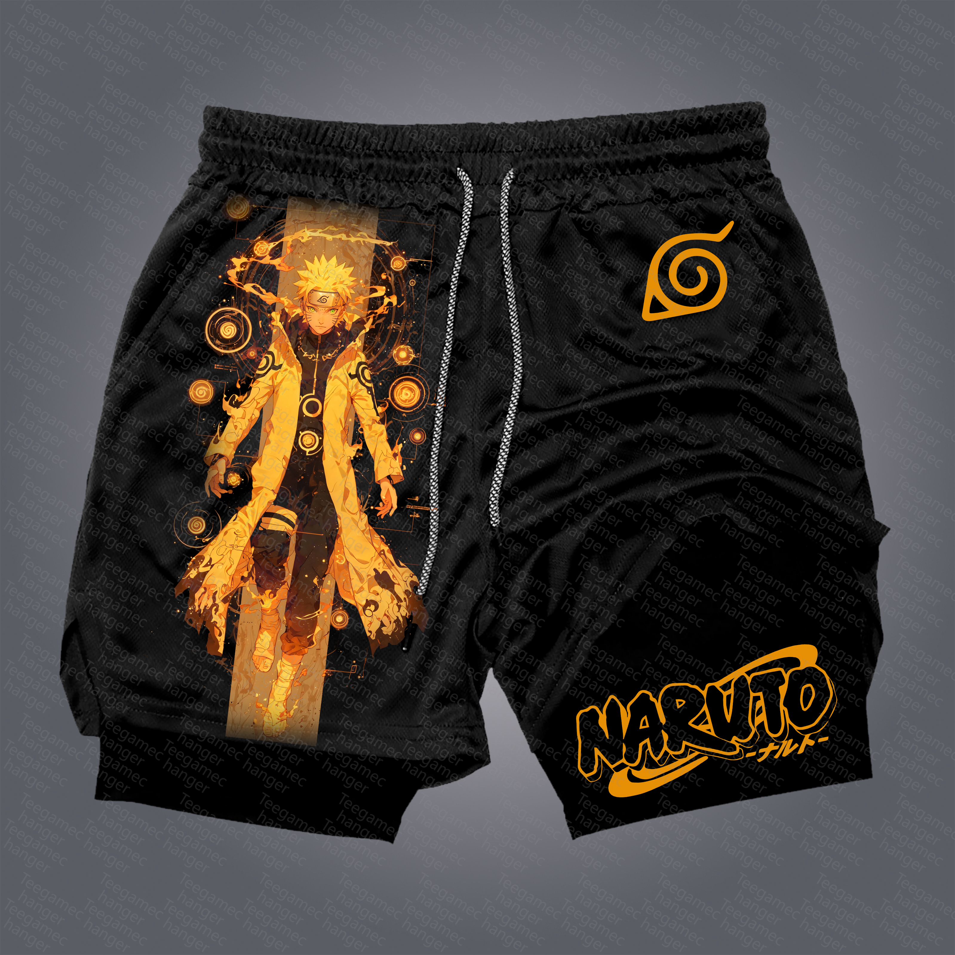 Unisex   Casual Anime Streetwear Shorts