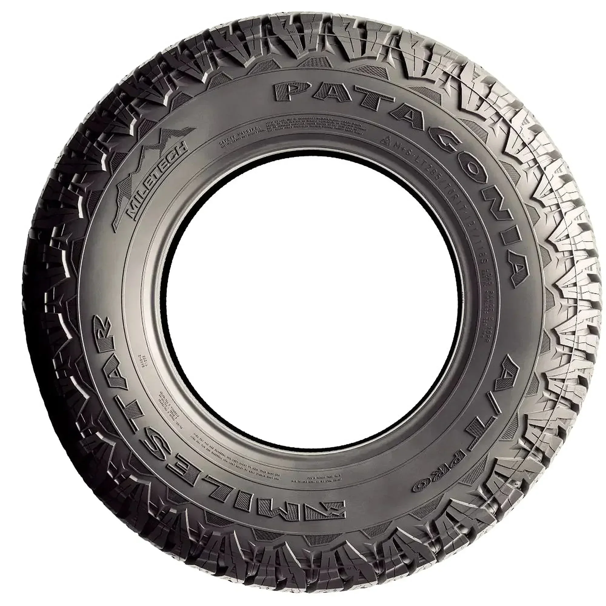 Milestar Patagonia A/T Pro All Terrain LT285/70R17 121/118S E SUV/Crossover Tire - Image 2 Milestar Patagonia A/T Pro All Terrain LT285/70R17 121/118S E SUV/Crossover Tire - Image 2