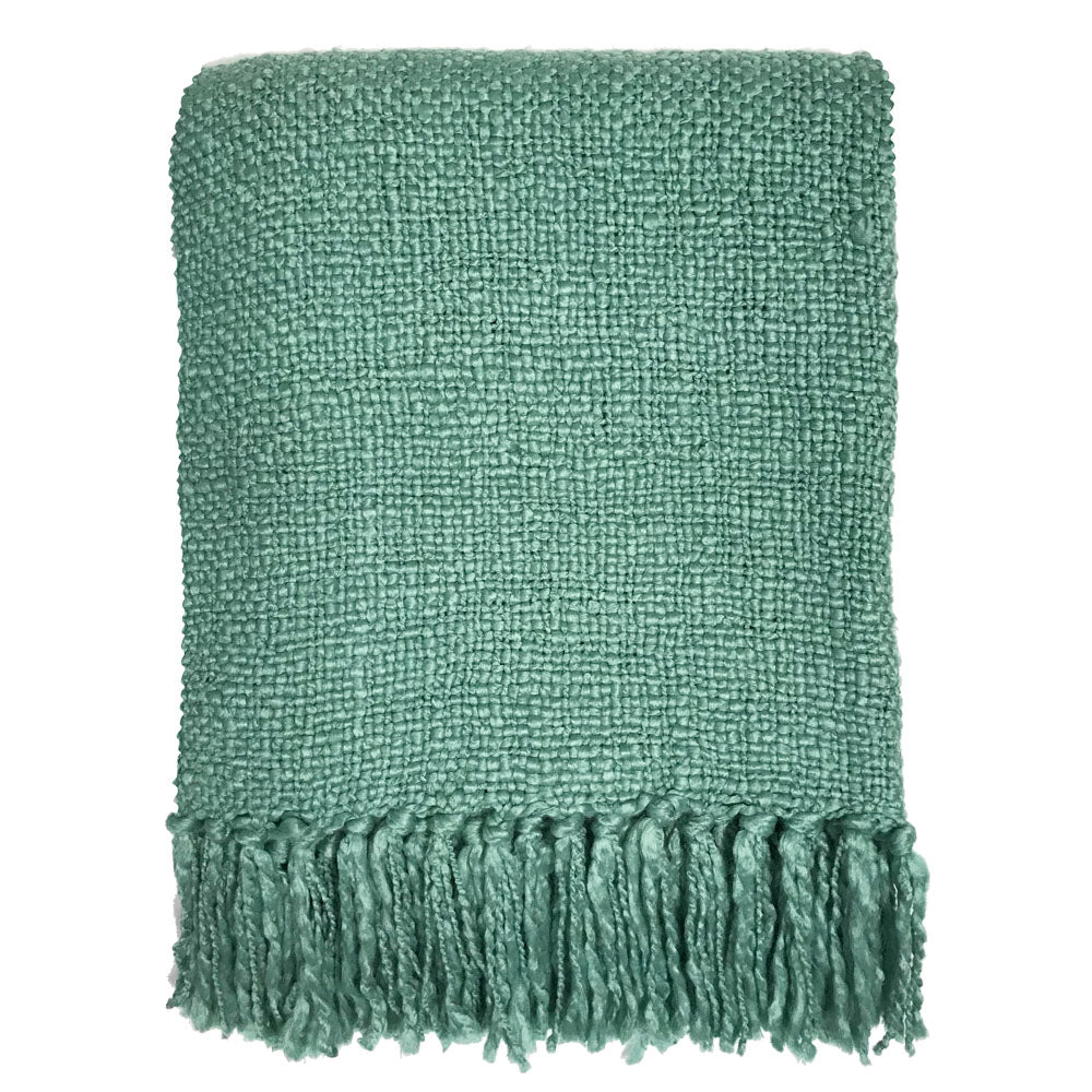 Malagoon Solid Plaid 125 x 150 cm - Misty Green