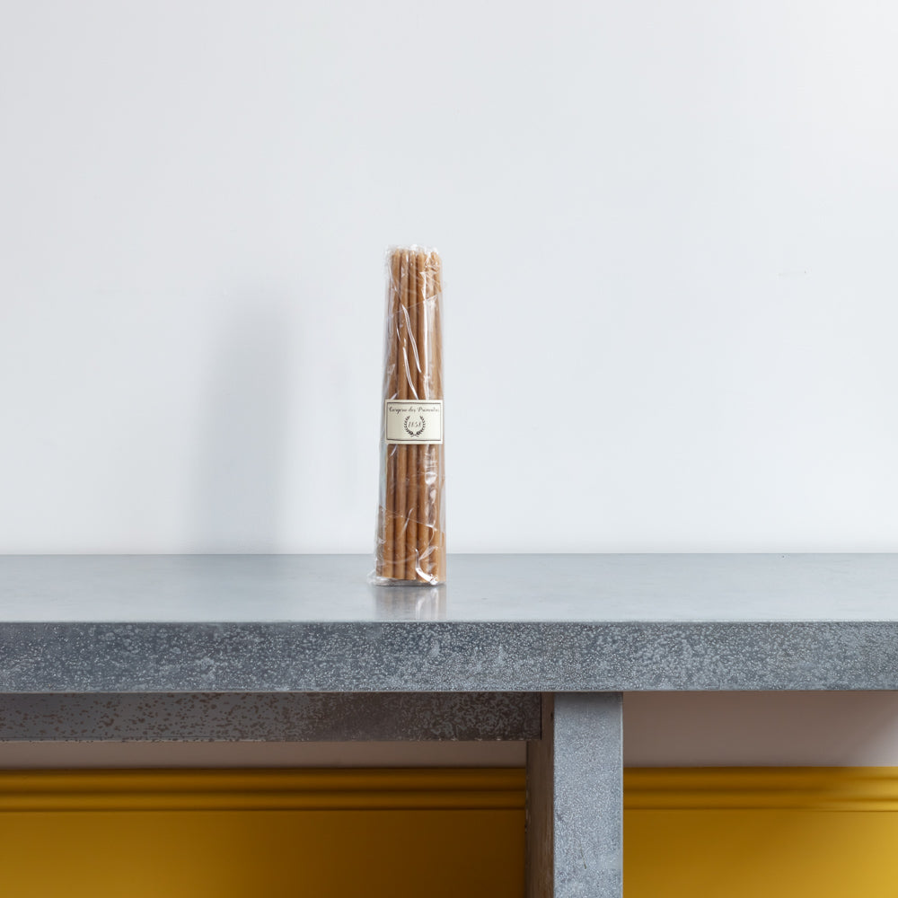 Set de 25 bougies fines - Marron