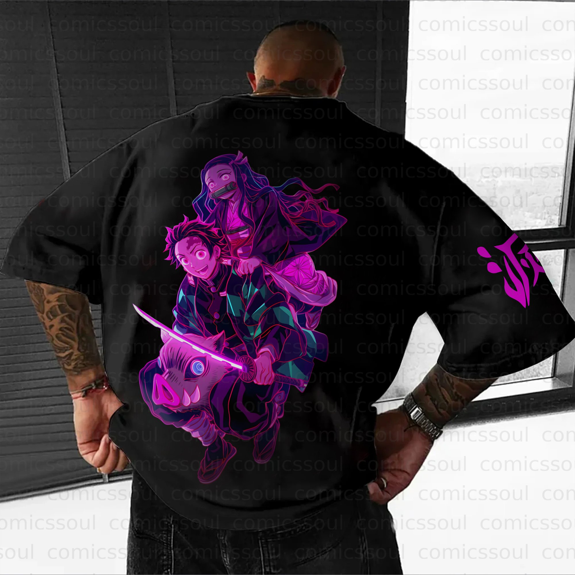 Unisex Anime Inspired Vintage T-Shirt | Comicssoul