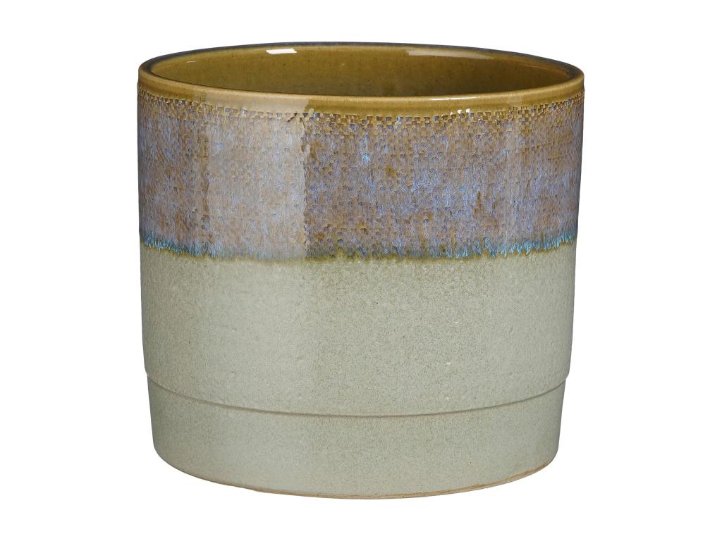 Maceta de interior de Terracotta - 20 x 22 - Azul oscuro - OLOF