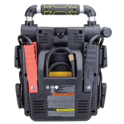 J5CPDE Jump Starter, Power Station, 1200 Peak Battery Amps with 500W Inverter and 120 PSI Compressor