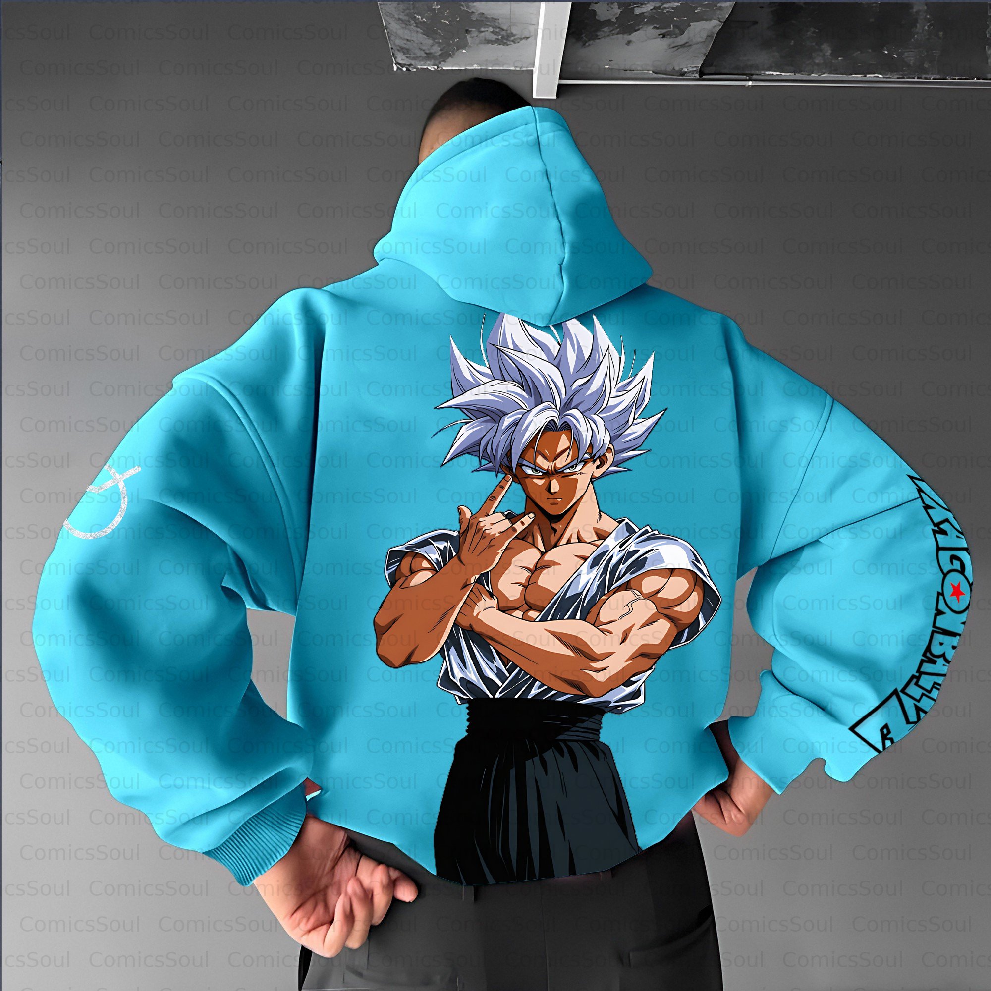 Unisex Anime Inspired Vintage Plush Hoodie