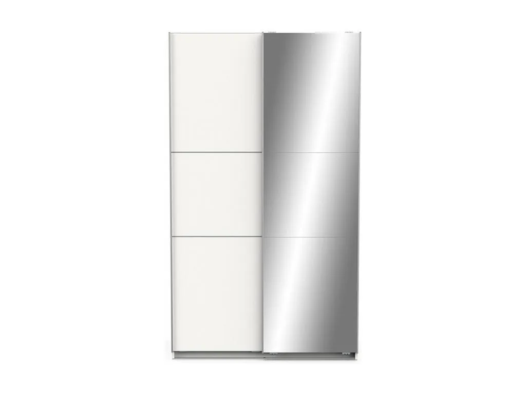 Armario 2 puertas correderas y espejo Vivirsingular - L116.5 cm haje94785