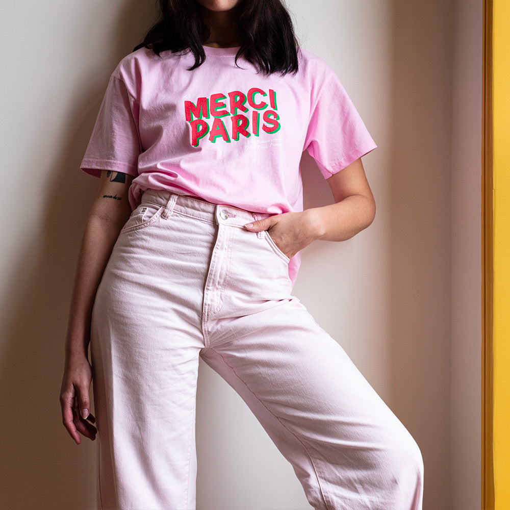 Merci  - T-shirt unisexe - Rose