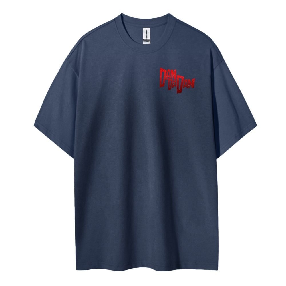 DANDADAN Cotton Unisex Round Neck Anime T-shirt TeeThreads Sustain the Scene with Custom Apparel