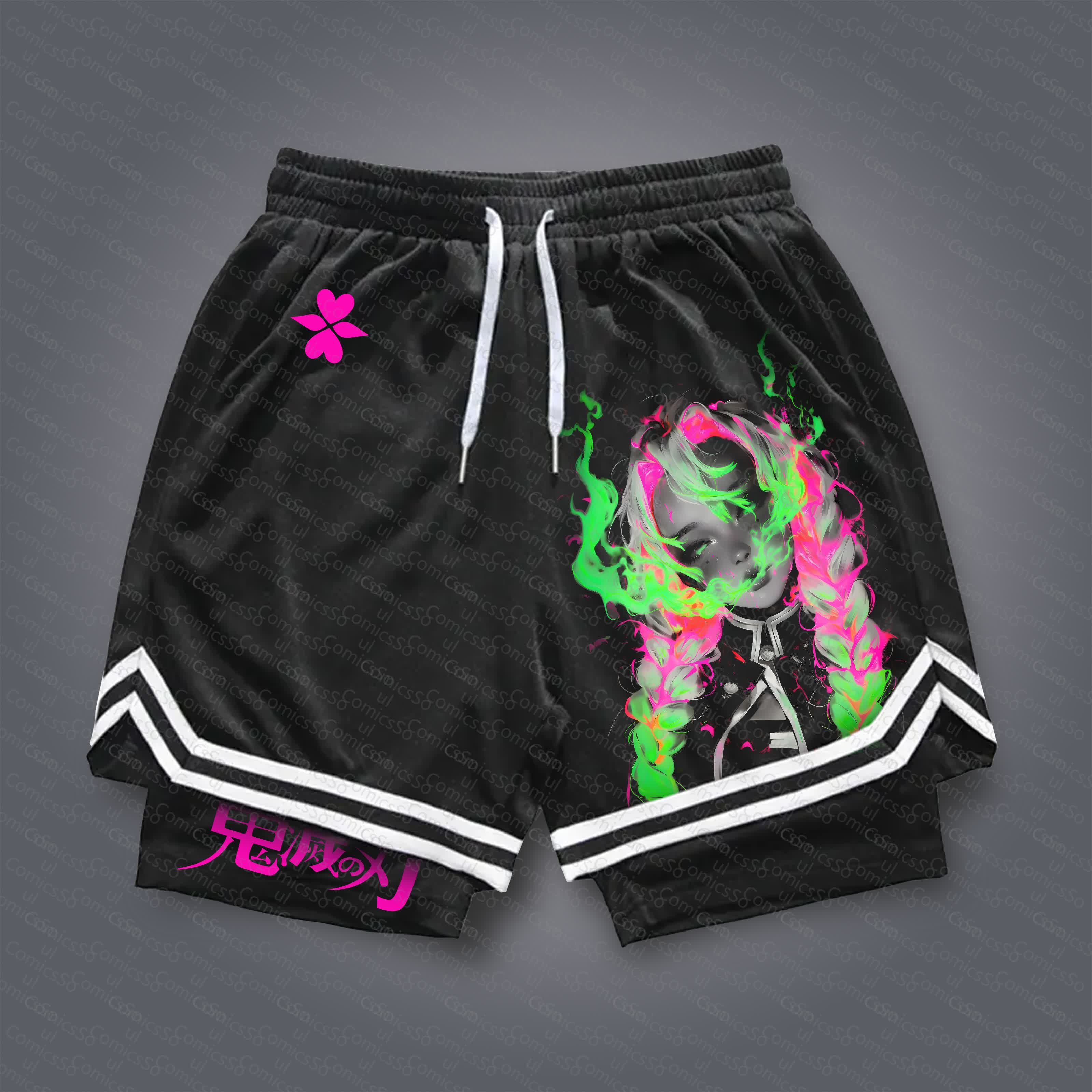 Unisex  “Comicssoul” Casual Anime Streetwear Shorts