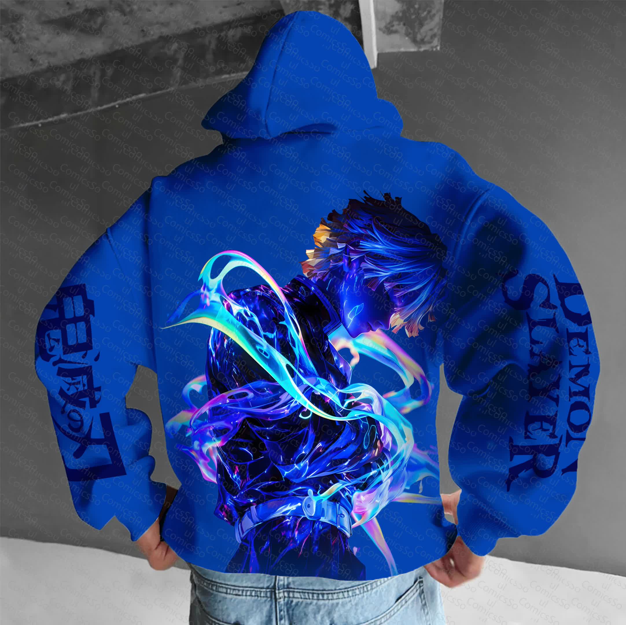 Unisex “Comicssoul” Anime Graphic Streetwear Vintage Hoodie
