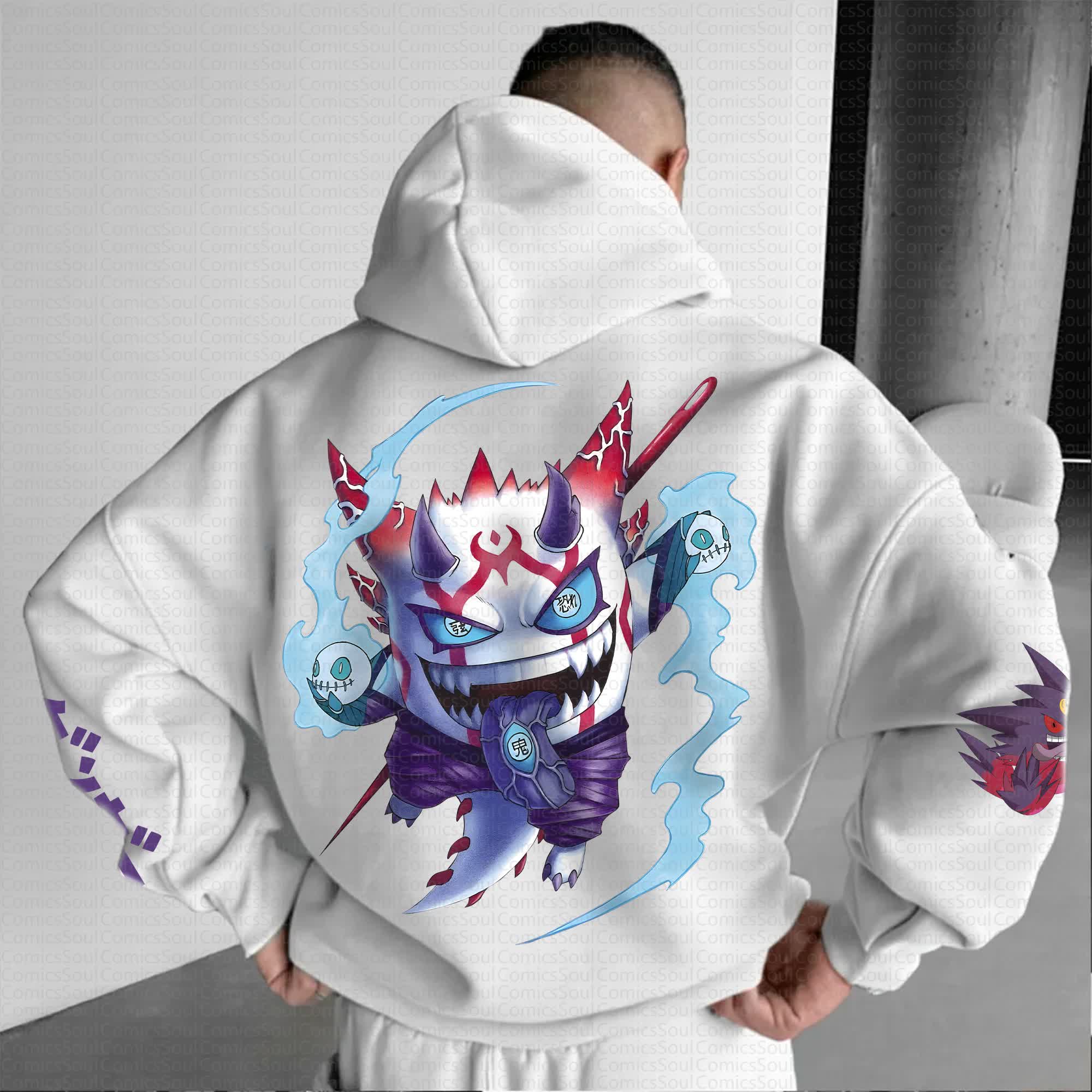 Unisex “Comicssoul” Anime Graphic Streetwear Vintage Hoodie