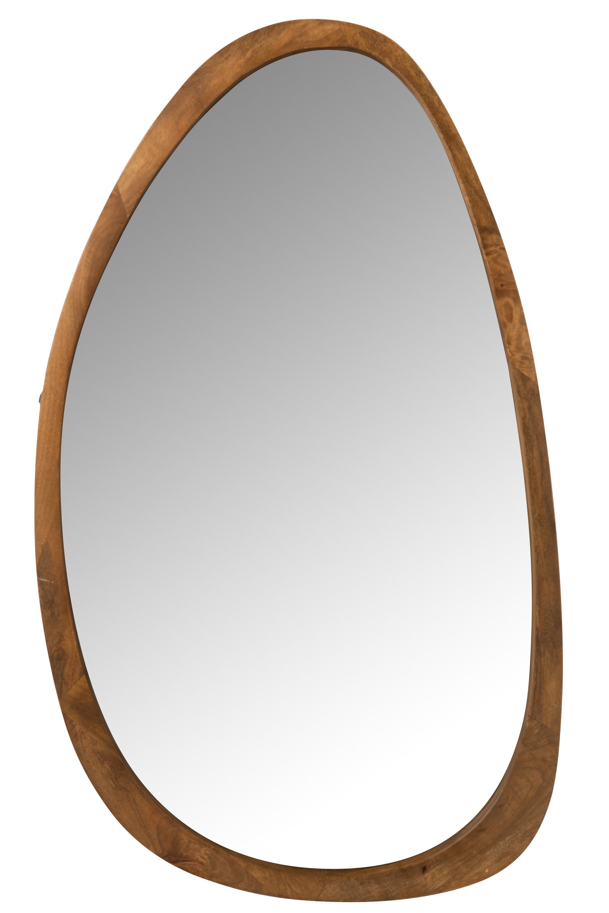 J-Line Spiegel Onregelmatig Mango Hout Bruin