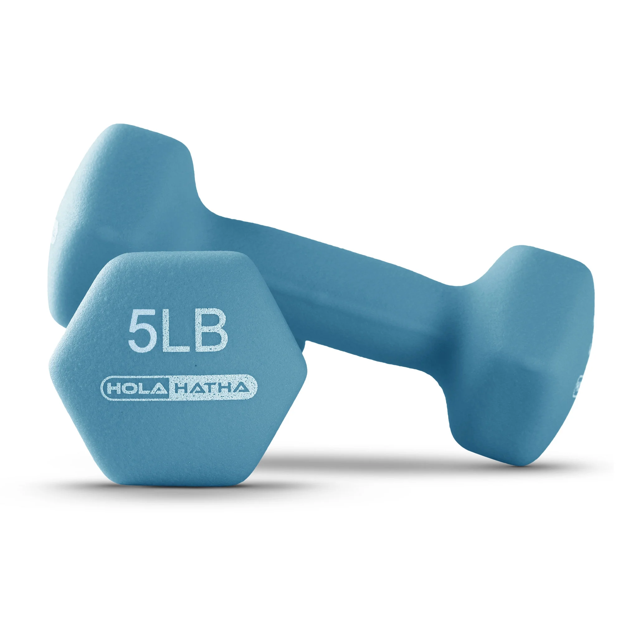 HolaHatha Neoprene Dumbbell Weight Set with Rack (Black), 112.5 lb - Image 20