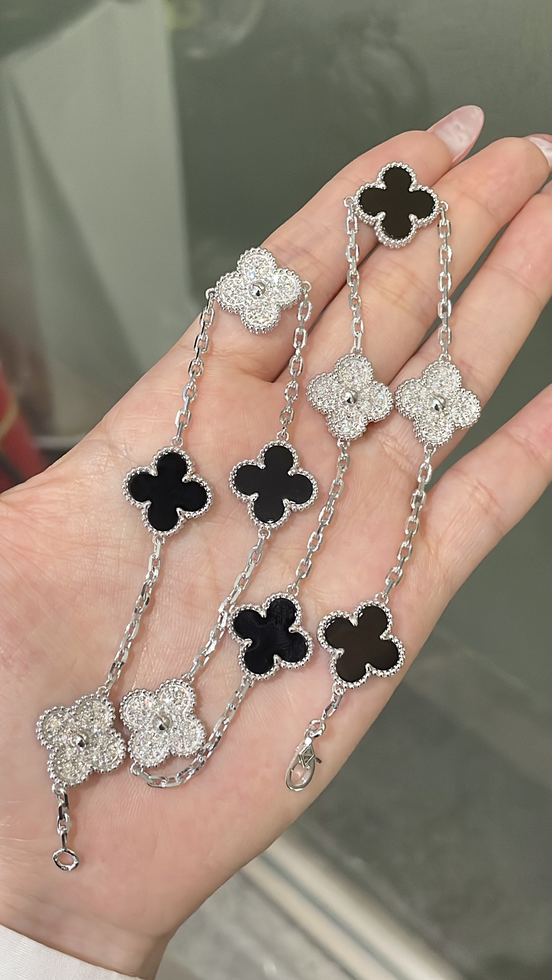 VCA Vintage Alhambra Necklace, 10 Motifs - Original Replica Club