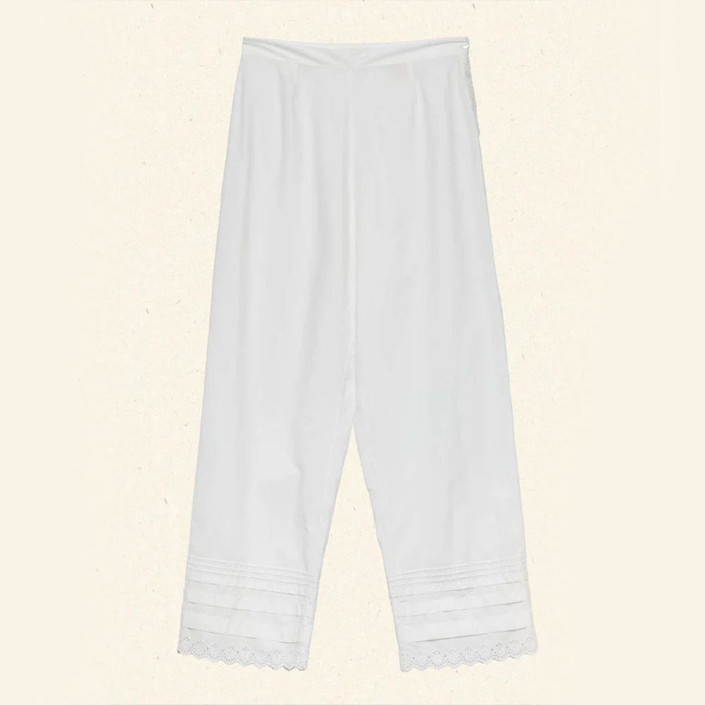 Dôen - Pantalon Francisca - Blanc Powder