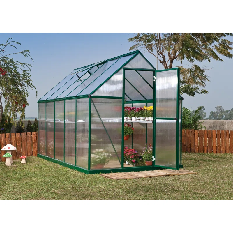 WAYFAIR Mythos 208Cm H X 185Cm W X 126Cm D Greenhouse