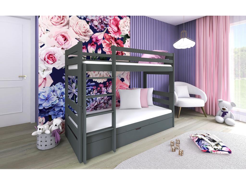 Litera AYA BB005 90x200 cm Grafito