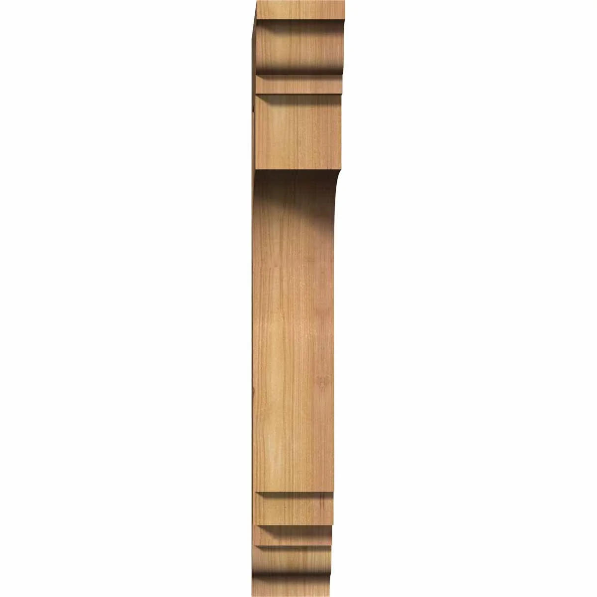 Ekena Millwork 4"W x 18"D x 18"H Thorton Traditional Rough Sawn Bracket, Western Red Cedar - Image 5