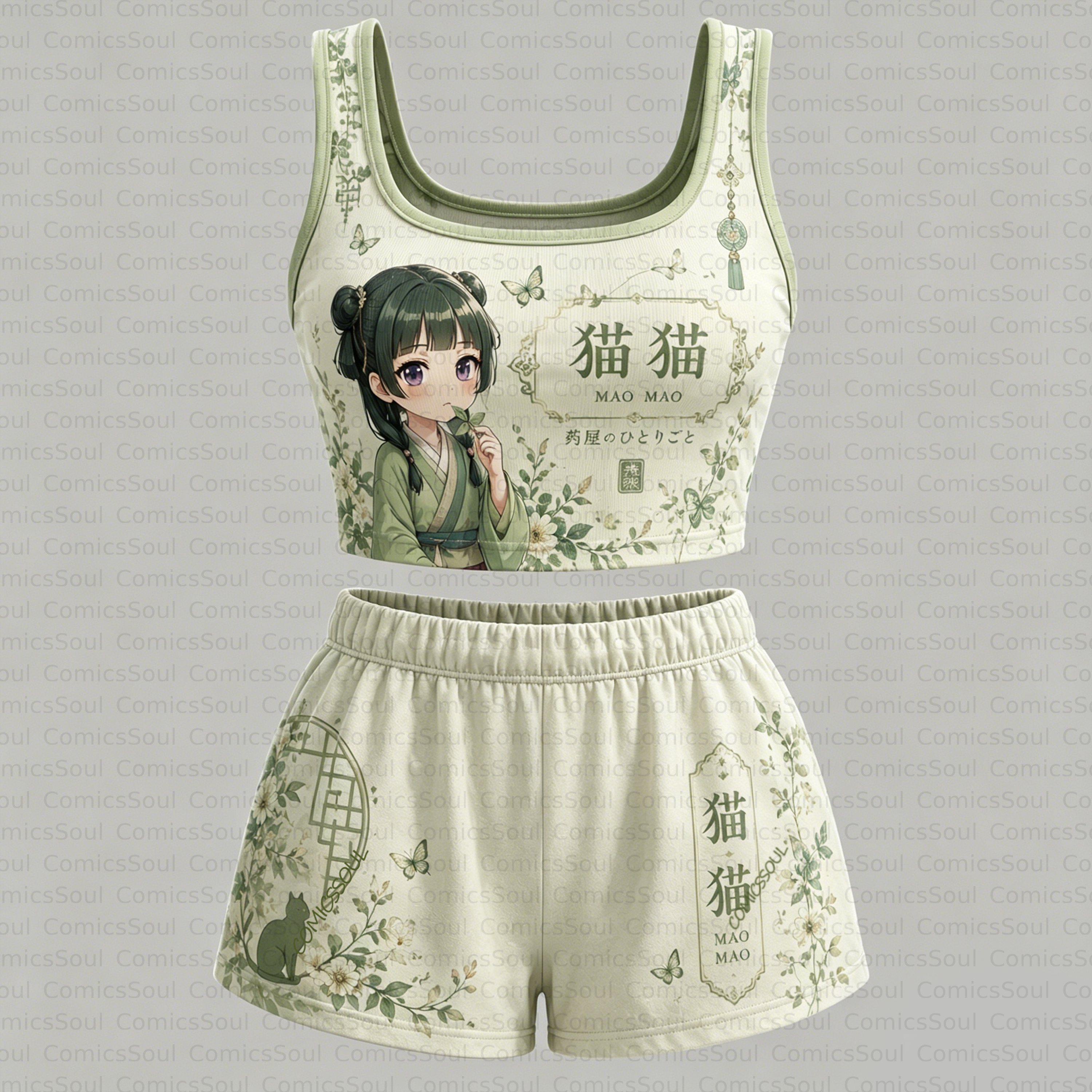 The Apothecary Diaries Vest and shorts Two-Piece Set