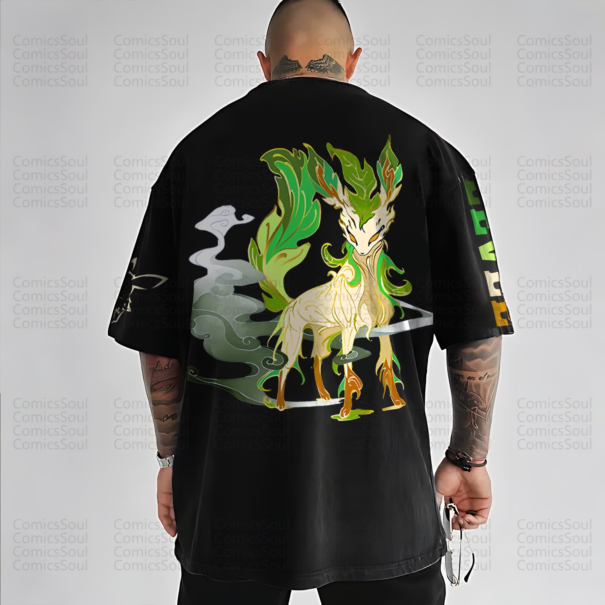Unisex Anime Inspired Vintage T-Shirt丨Comicssoul