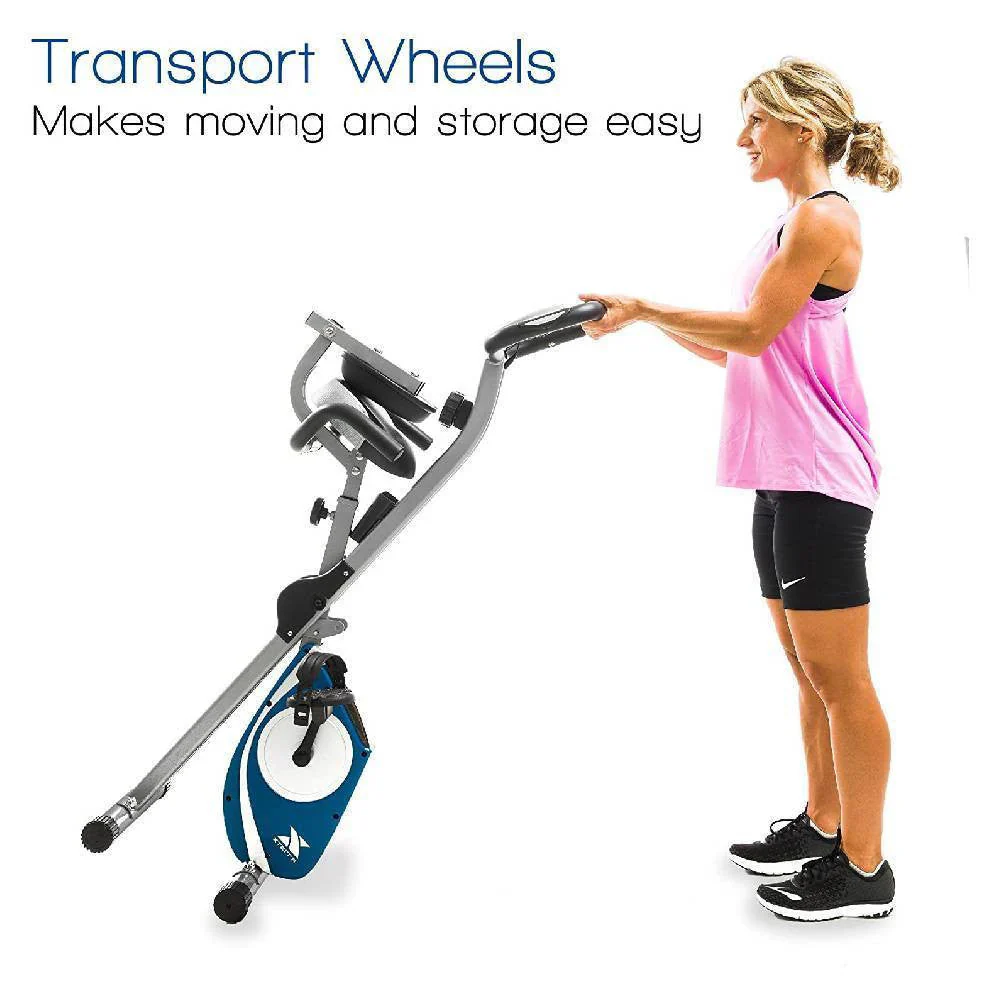 FB350 Folding Exercise Bike, Silver