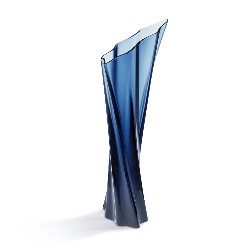 VASE TANDRILLAH ELISABETH DE PORTZAMPARC & LALIQUE 2019 - CRISTAL BLEU NUIT