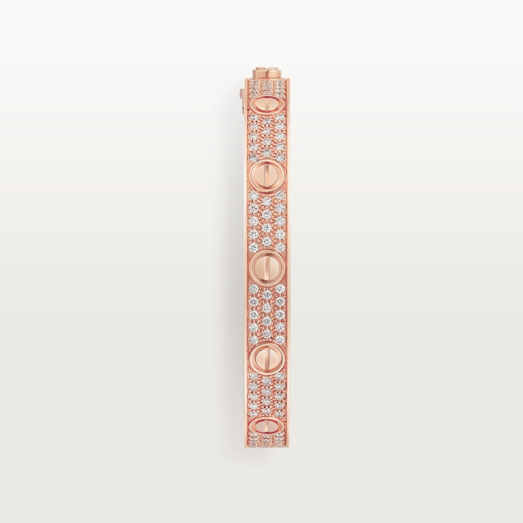 Replicate LOVE bracelet, classic model, paved(1:1 replica) - Original Replica Club